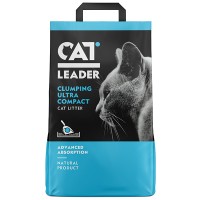 Кет Лідер (CAT LEADER) ультра-комкующийся наповнювач в котячий туалет, 5 кг.