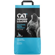 Кет Лідер (CAT LEADER) ультра-комкующийся наповнювач у котячий туалет, 10 кг.