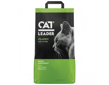Кэт Лидер (CAT LEADER) супер-впитывающий наполнитель в кошачий туалет , 5 кг.