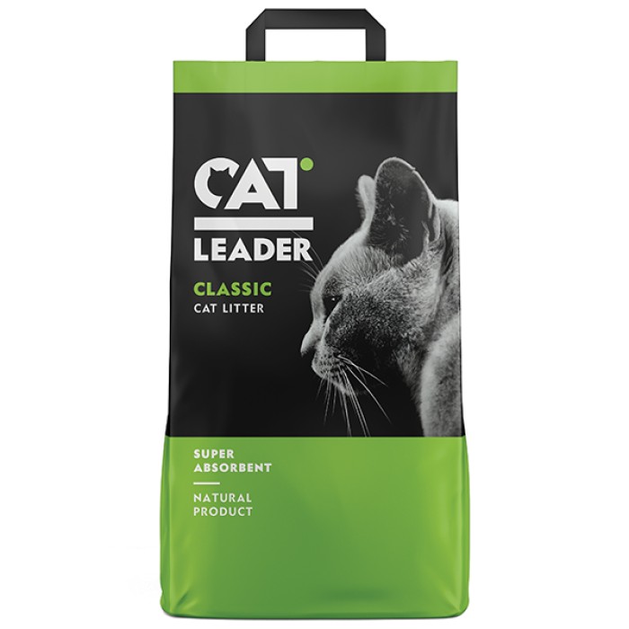 Кэт Лидер (CAT LEADER) супер-впитывающий наполнитель в кошачий туалет , 5 кг.