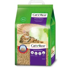 Древесный наполнитель Cat's Best Smart Pellets для кошачьего туалета 20л/10кг
