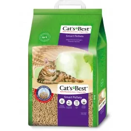 Деревний наповнювач Cat's Best Smart Pellets для котячого туалету, 20л..