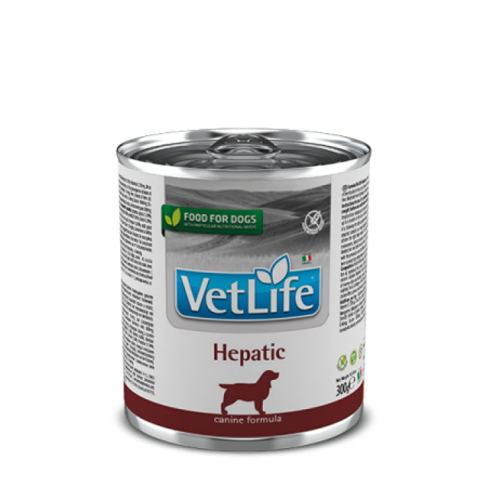 Вологий лікувальний корм Farmina Vet Life Hepatic, дієтичне харчування для собак, при хронічній печінковій недостатностіі, (06381) 300 г