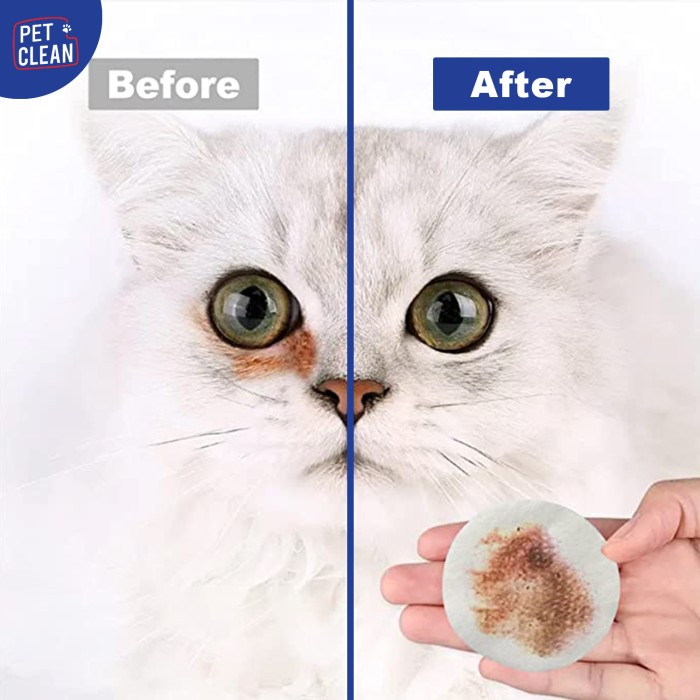 Салфетки влажные Pet Clean PET EYE/EAR WIPES для гигины глаз и ушей домашних животных 50 шт