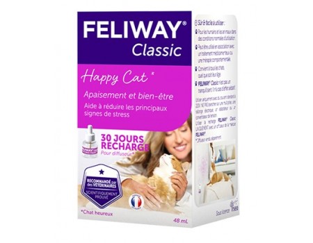 Ceva Feliway Classic (Фелівей Класік) змінний блок – заспокійливий засіб для котів під час стресу, 48 мл