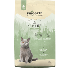Chicopee СNL NEW LIFE CHICKEN корм для котят и беременных кошек КУРИЦА..