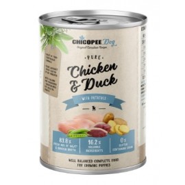 Консервы Chicopee Dog Junior Pure Chicken & Duck для щенков 400г..