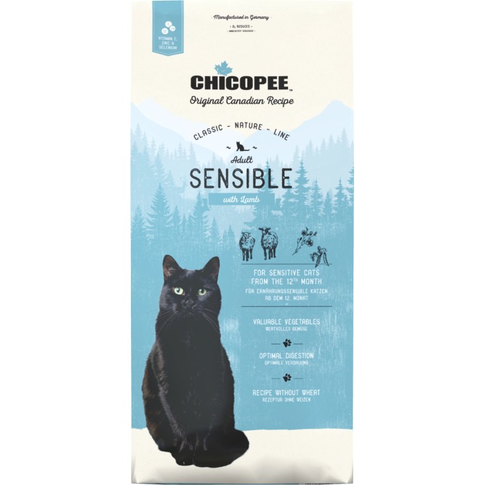 Сухий корм для котів Chicopee CNL Cat Adult Sensible Lamb Adult з ягнятком 15 кг