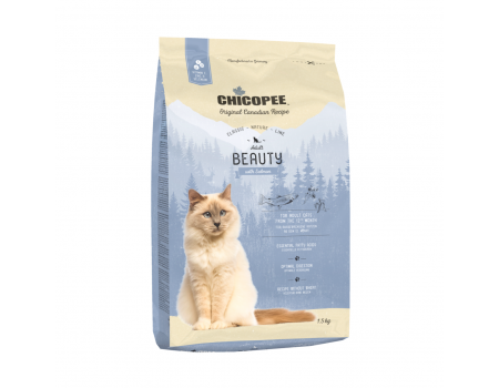 Chicopee СNL ADULT BEAUTY SALMON корм для взрослых кошек ЛОСОСЬ, 1.5 кг