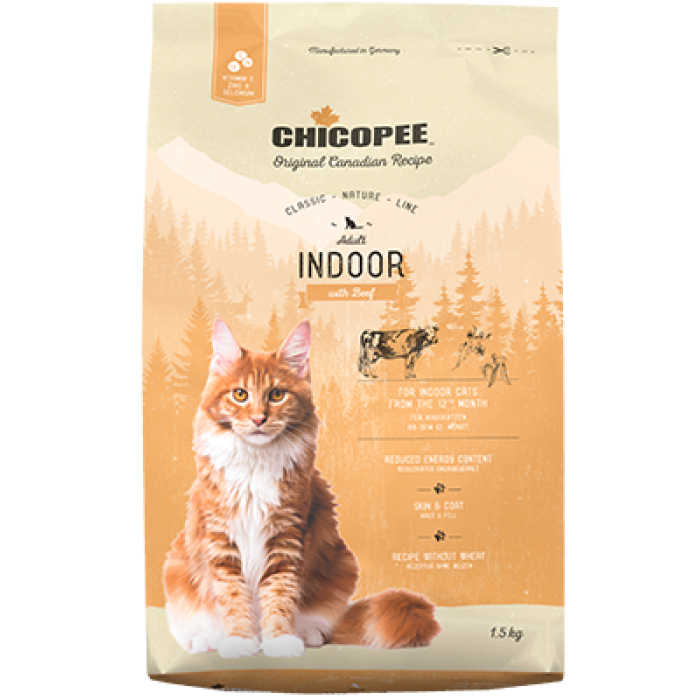 Сухий корм Chicopee Adult Cat Indoor для домашніх котів 15 кг