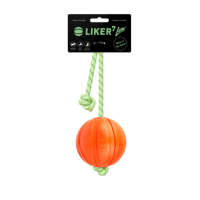 Іграшки COLLAR Колар Liker Lumi 7 - м'ячик для цуценят та собак дрібних порід зі шнуром, що світиться у темряві, 7 см