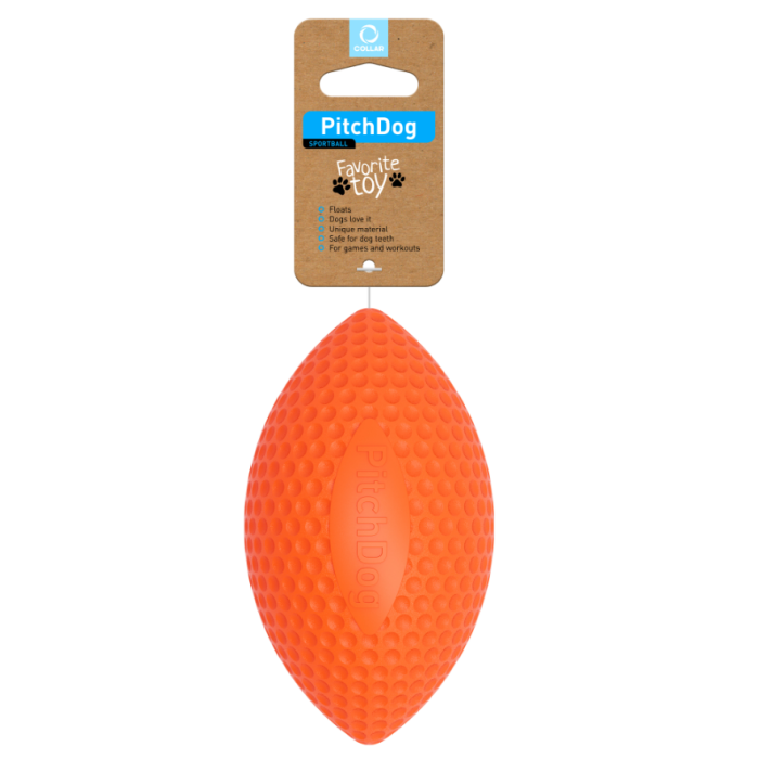 COLLAR PitchDog SPORTBALL - спортивний м'яч для апортування Помаранчевий, 9 см