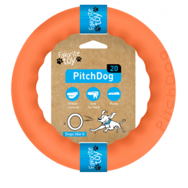 COLLAR PitchDog - кольцо игрушка для собак, ?20 см Оранжевый..