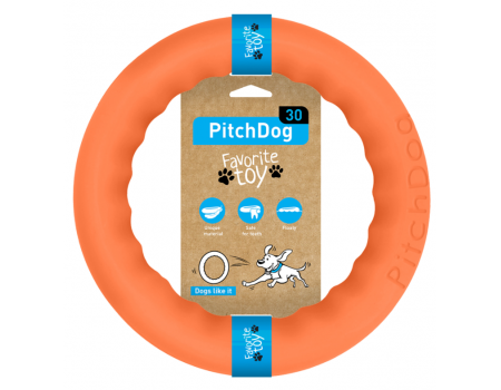 COLLAR PitchDog - кольцо игрушка для собак, D28 см Оранжевый