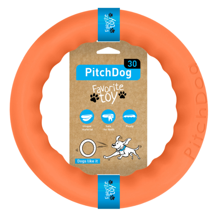 COLLAR PitchDog - кольцо игрушка для собак, D28 см Оранжевый