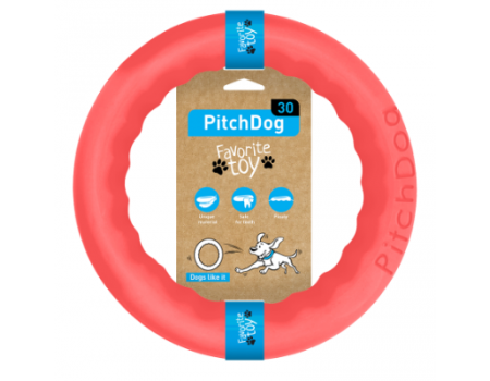 COLLAR PitchDog - кольцо игрушка для собак, D28 см Розовый