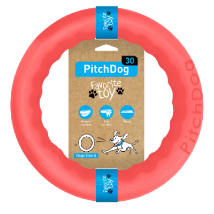 COLLAR PitchDog - кольцо игрушка для собак, D28 см Розовый