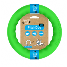 COLLAR PitchDog - кільце іграшка для собак, € 20 см Салатовий..