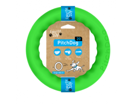 COLLAR PitchDog - кольцо игрушка для собак, ?20 см Салатовый