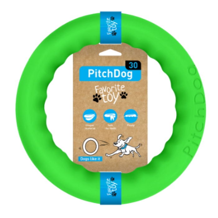 COLLAR PitchDog - кільце іграшка для собак, D30 см Зелений
