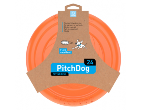 COLLAR PitchDog - літаючий диск для собак різного віку та порід Д24 см Помаранчевий