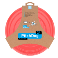 COLLAR PitchDog - летающий диск для собак всех возрастов и пород Д24 см Розовый
