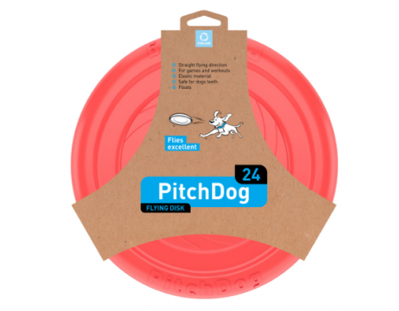 COLLAR PitchDog - летающий диск для собак всех возрастов и пород Д24 см Розовый