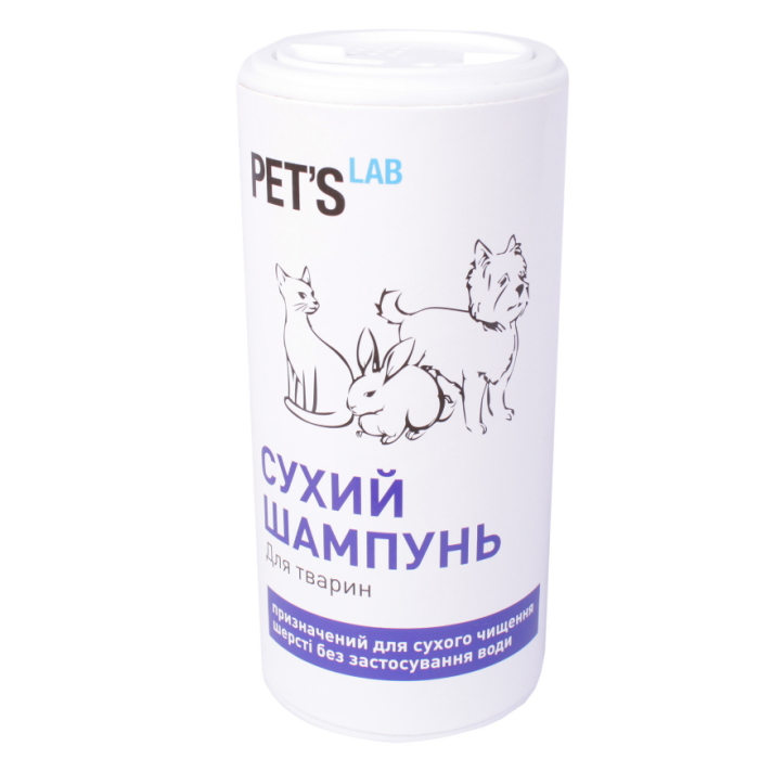 COLLAR  PET'S LAB Сухой шампунь для собак,котов,грызунов 180 г