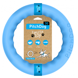 COLLAR PitchDog - кільце іграшка для собак, D28 см Блакитний..