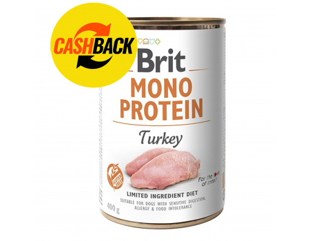 Brit Mono Protein Dog k 400 g с индейкой