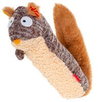 COLLAR Gigwi Plush Іграшка для собак білка з пищалкою, текстиль, 29 см
