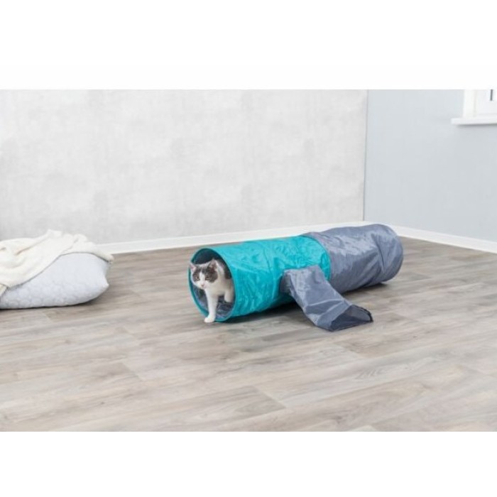 Игровой тоннель для кошки TRIXIE, нейлон,115 см, ф 30 см. 