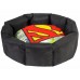 Лежанка для собак WAUDOG Relax, малюнок "Супермен", зі змінною подушкою, L, 49 см, 59 см, 20 см
