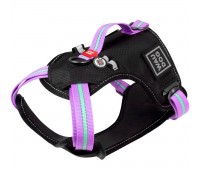 Шлей WAUDOG Nylon з QR-паспортом, безпечна, металева пряжка-фастекс (р..