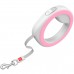 Повідець-рулетка кругла WAUDOG, розмір XS-M, 2,9 м, рожева  - фото 2