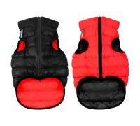 Курточка для собак AiryVest двостороння, розмір S 35, червоно-чорна..