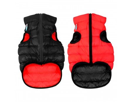 Курточка для собак AiryVest двусторонняя, размер S 35, красно-черная