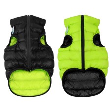 Курточка для собак AiryVest двостороння, розмір XS 22, салатово-чорна