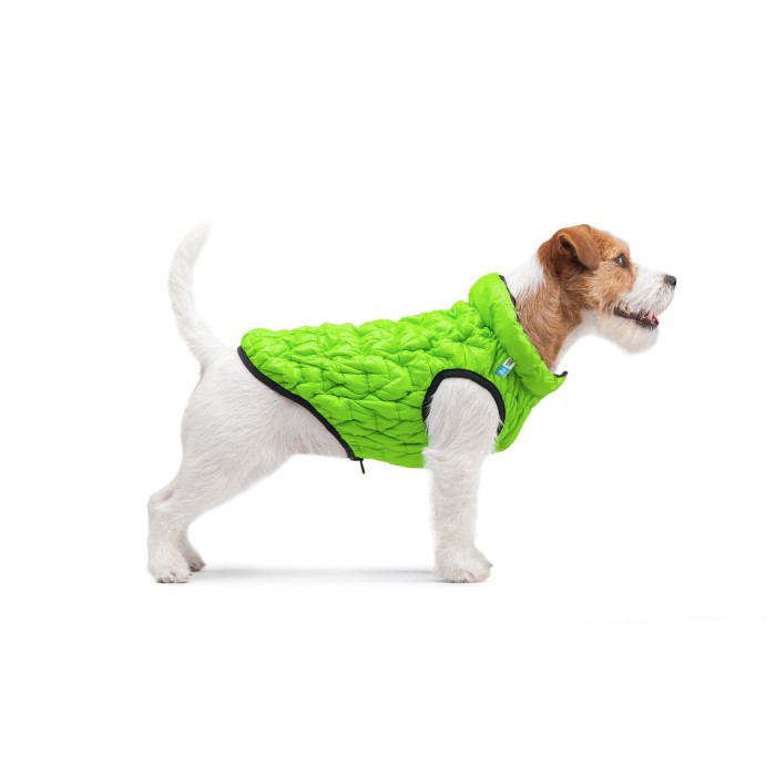Курточка двостороння AiryVest UNI, розмір XS 28, салатово-чорна