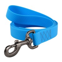 Поводок WAUDOG Waterproof, водостойкий, 15 мм/122 см, голубой