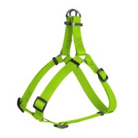 Шлея WAUDOG Waterproof, водостойкая, металическая фурнитура, 15 мм/40-55 см, салатовая