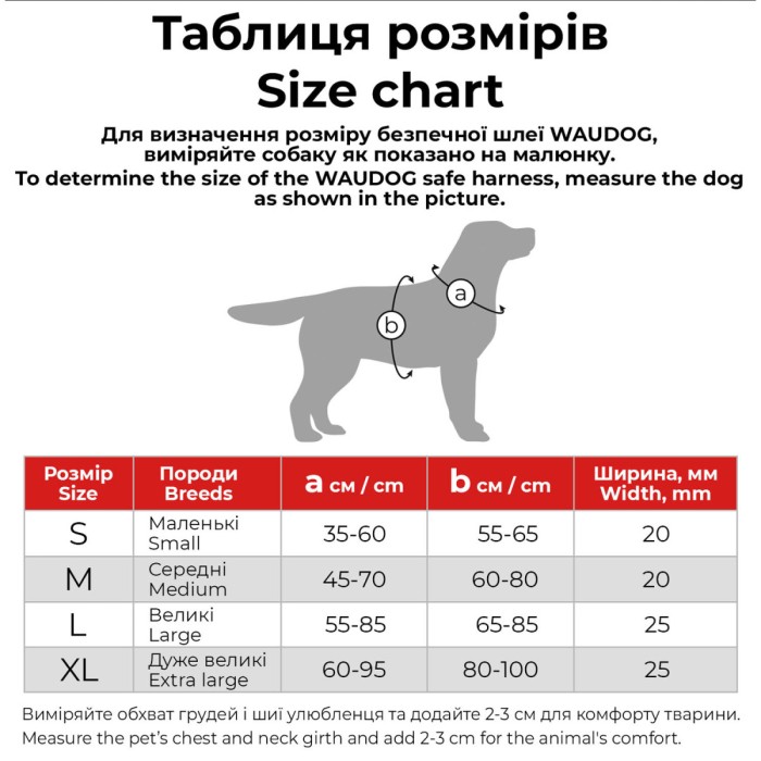 Шлей WAUDOG Nylon з QR-паспортом, безпечна, металева пряжка-фастекс (розмір S, обхват грудей - 55-65 см, обхват шиї - 35-60 см), фіолетова