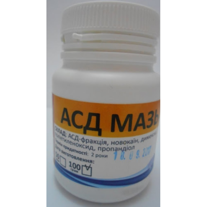 МАЗЬ АСД 100г УКРВЕТБІОФАРМ