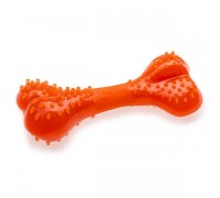 Игрушка для собак Comfy Mint Dental Bone 12,5 см, оранжевая..
