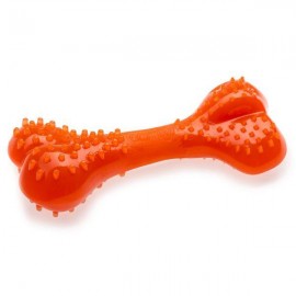 Игрушка для собак Comfy Mint Dental Bone 8,5 см, оранжевая..