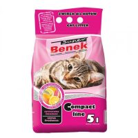 Super Benek Compact Citrus - наполнитель бентонитовый Супер Бенек Компактный Цитрус  10л