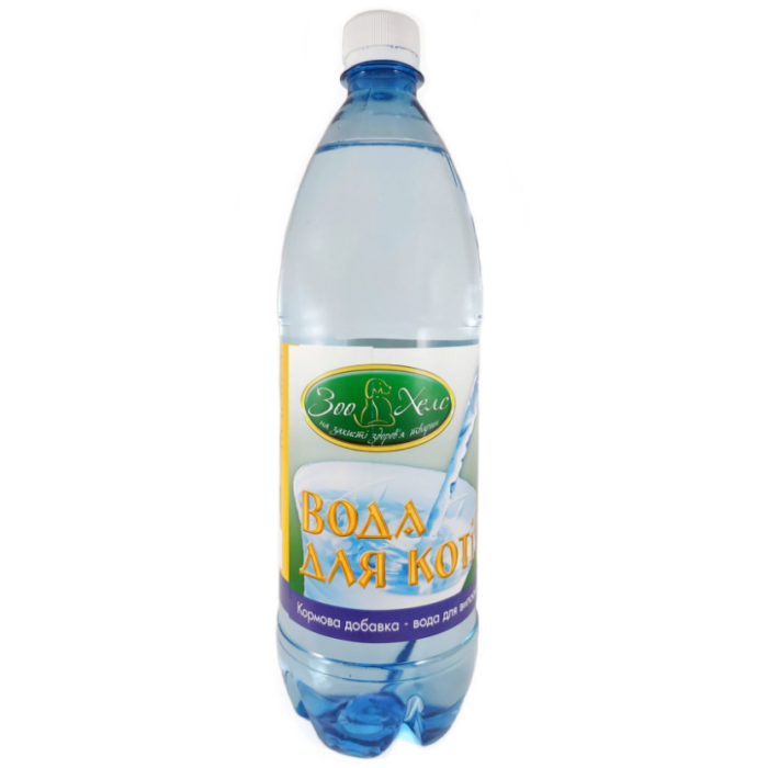 Вода Зоохелс УЗВППпостач для котів при СКГ, 1л