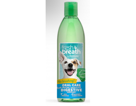 Добавка в воду TropiClean Fresh Breath для догляду за порожниною рота, з пробіотиком, для собак, 473 мл