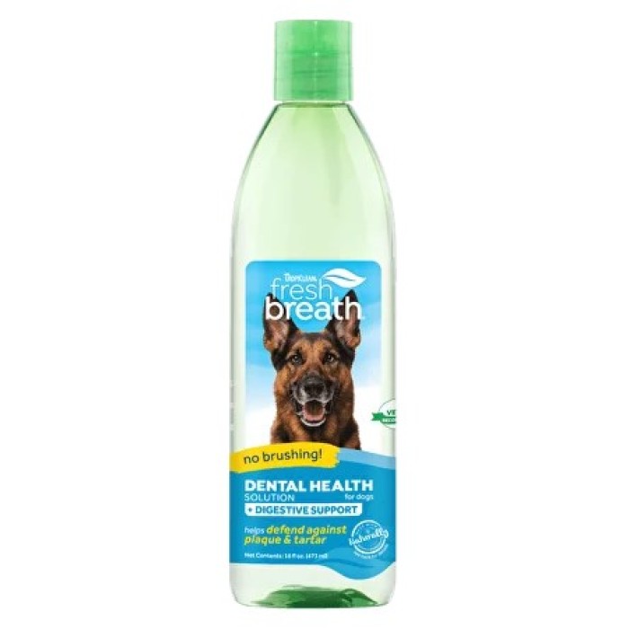 Добавка в воду TropiClean Fresh Breath для догляду за порожниною рота, з пробіотиком, для собак, 473 мл