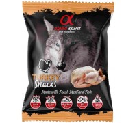 Полувлажное лакомство для собак Alpha Spirit DOG Snacks Turkey , кубик..